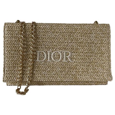 pochette dior beauty paille|sac designer Dior femme.